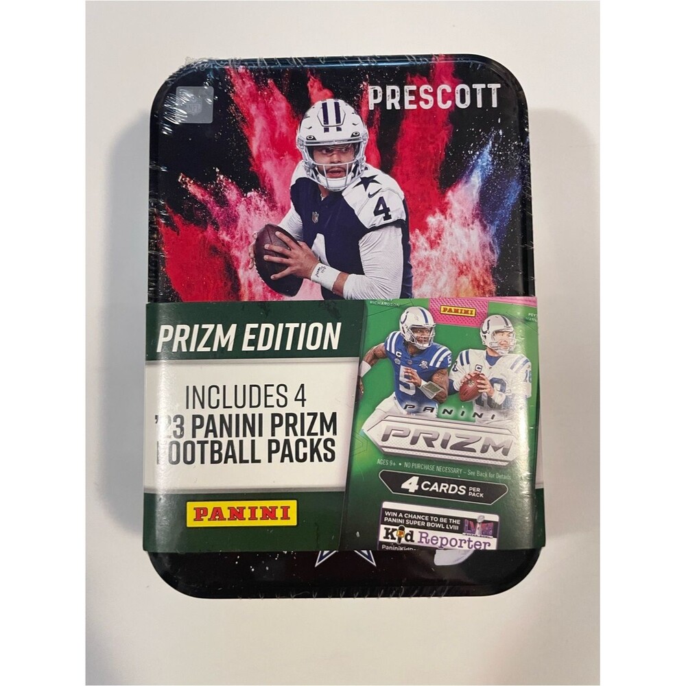 2023 Panini Prizm Football Edition Collector Tin featuring Dak Prescott